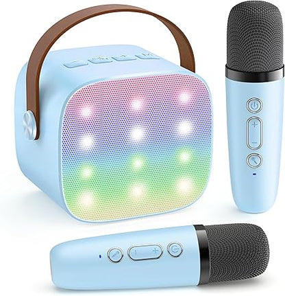 Karaoke Maskine Bluetooth Højtaler Trådløs Mikrofon