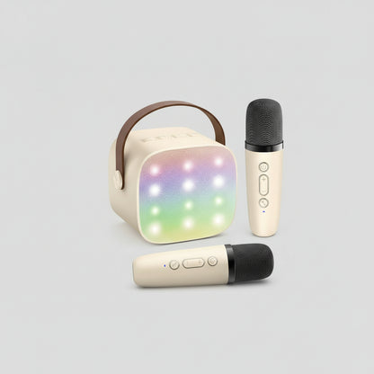 Karaoke Maskine Bluetooth Højtaler Trådløs Mikrofon
