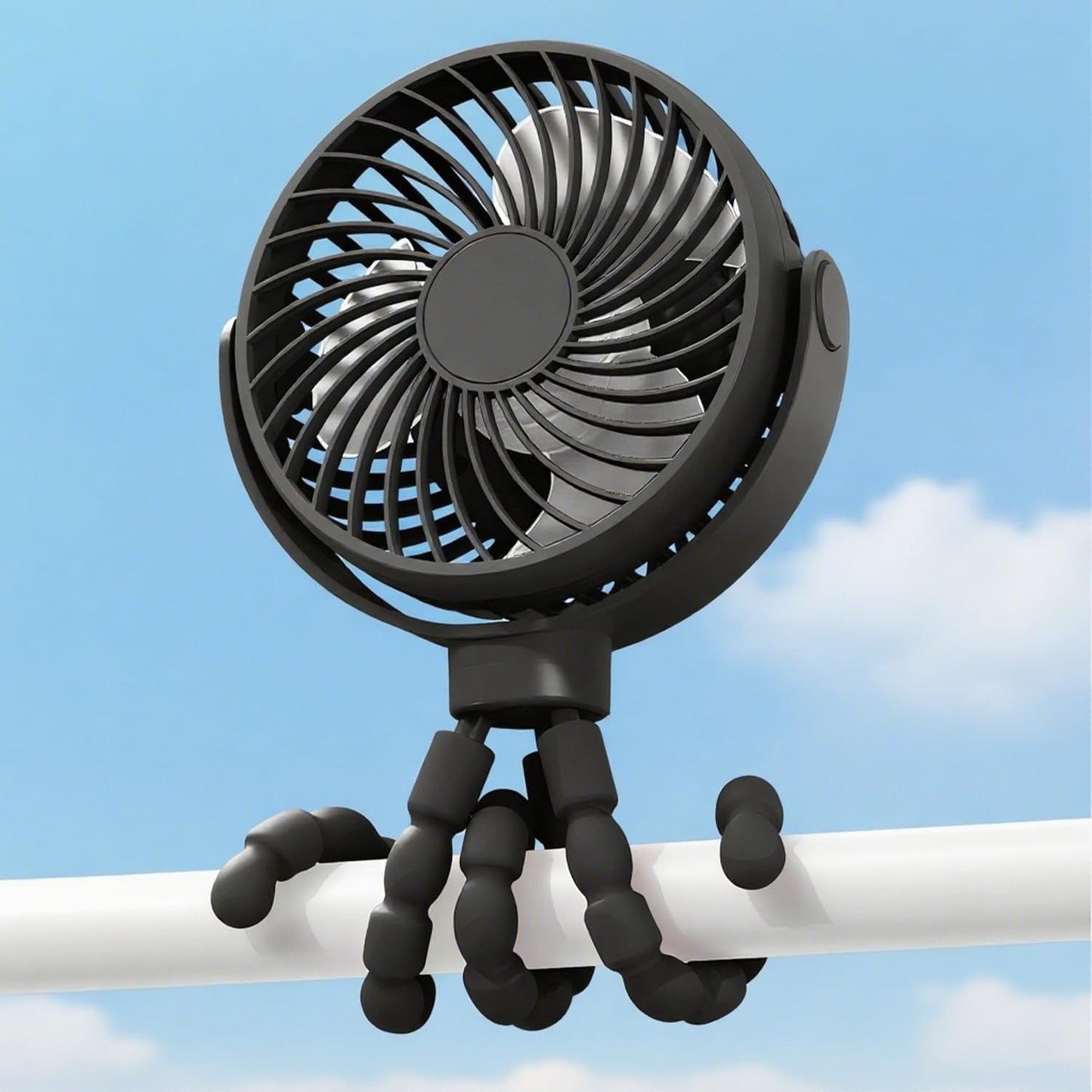 Tragbarer Ventilator Clip Akku Betrieben Kinderwagenventilator