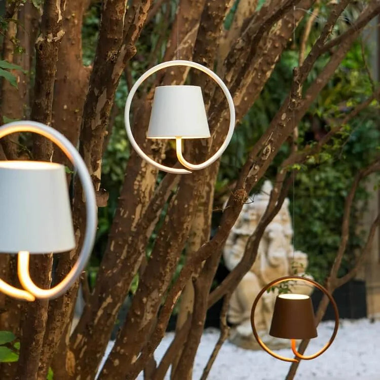 LumiLoop Pendente Ricaricabile | Lampada Sospesa Moderna e Minimalista