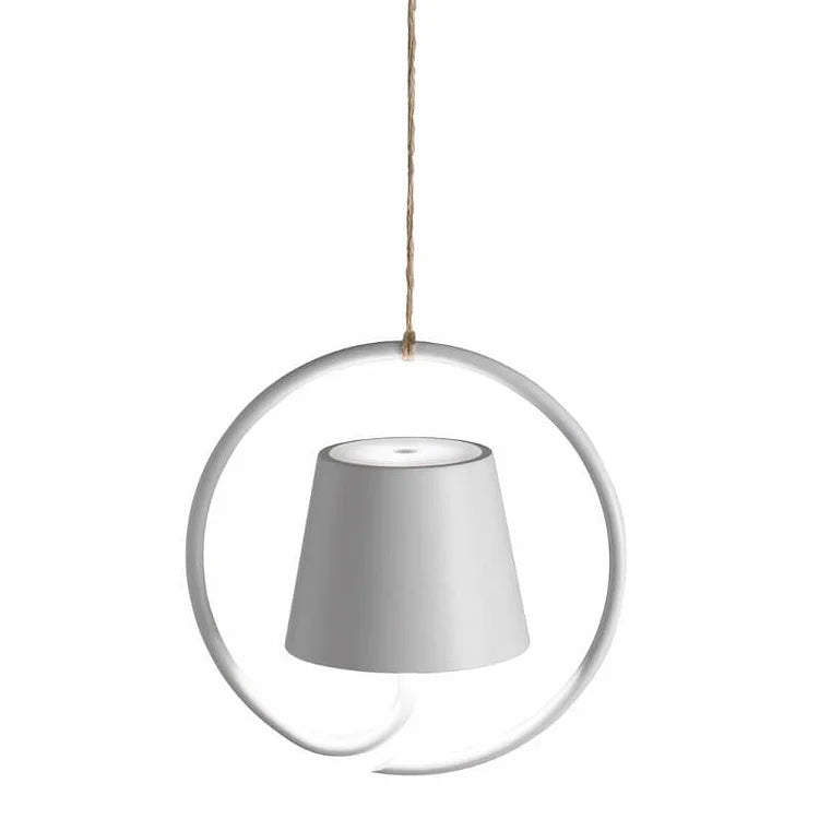 LumiLoop Pendente Ricaricabile | Lampada Sospesa Moderna e Minimalista