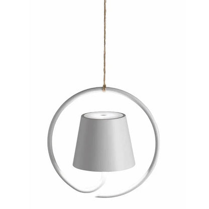 LumiLoop Pendente Ricaricabile | Lampada Sospesa Moderna e Minimalista