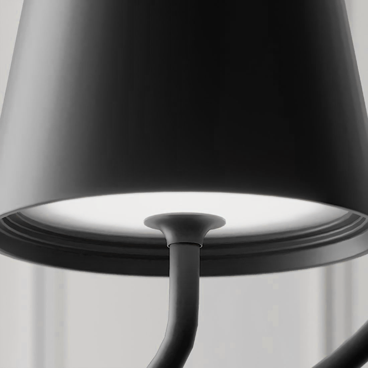 LumiLoop Pendente Ricaricabile | Lampada Sospesa Moderna e Minimalista