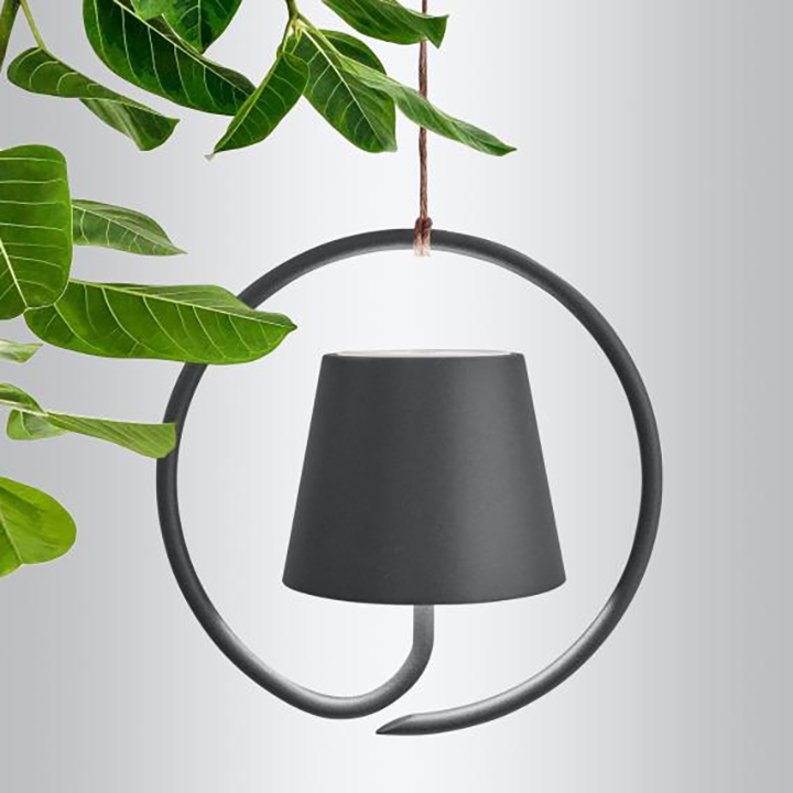 LumiLoop Pendente Ricaricabile | Lampada Sospesa Moderna e Minimalista