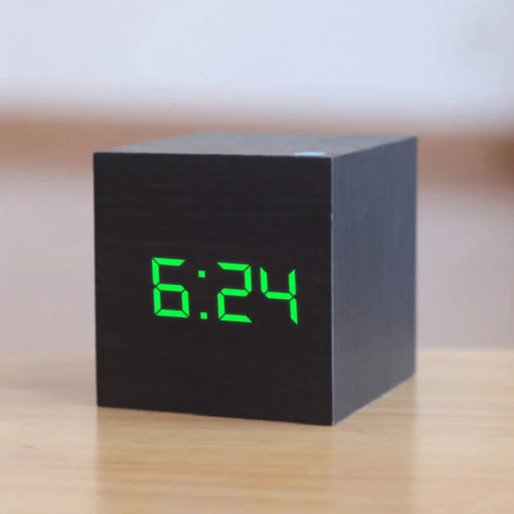 Mini LED Digital Alarm Clock | Compact Modern Design