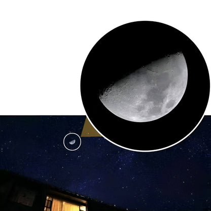 Telescop monocular compact rezistent la apă cu suport pentru telefon