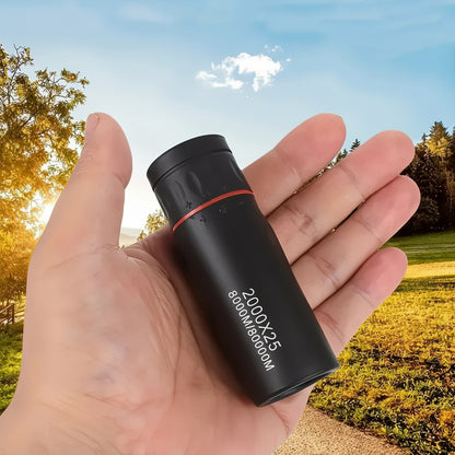 Telescop monocular HD 2000x25 compact cu mărire pentru observare în aer liber