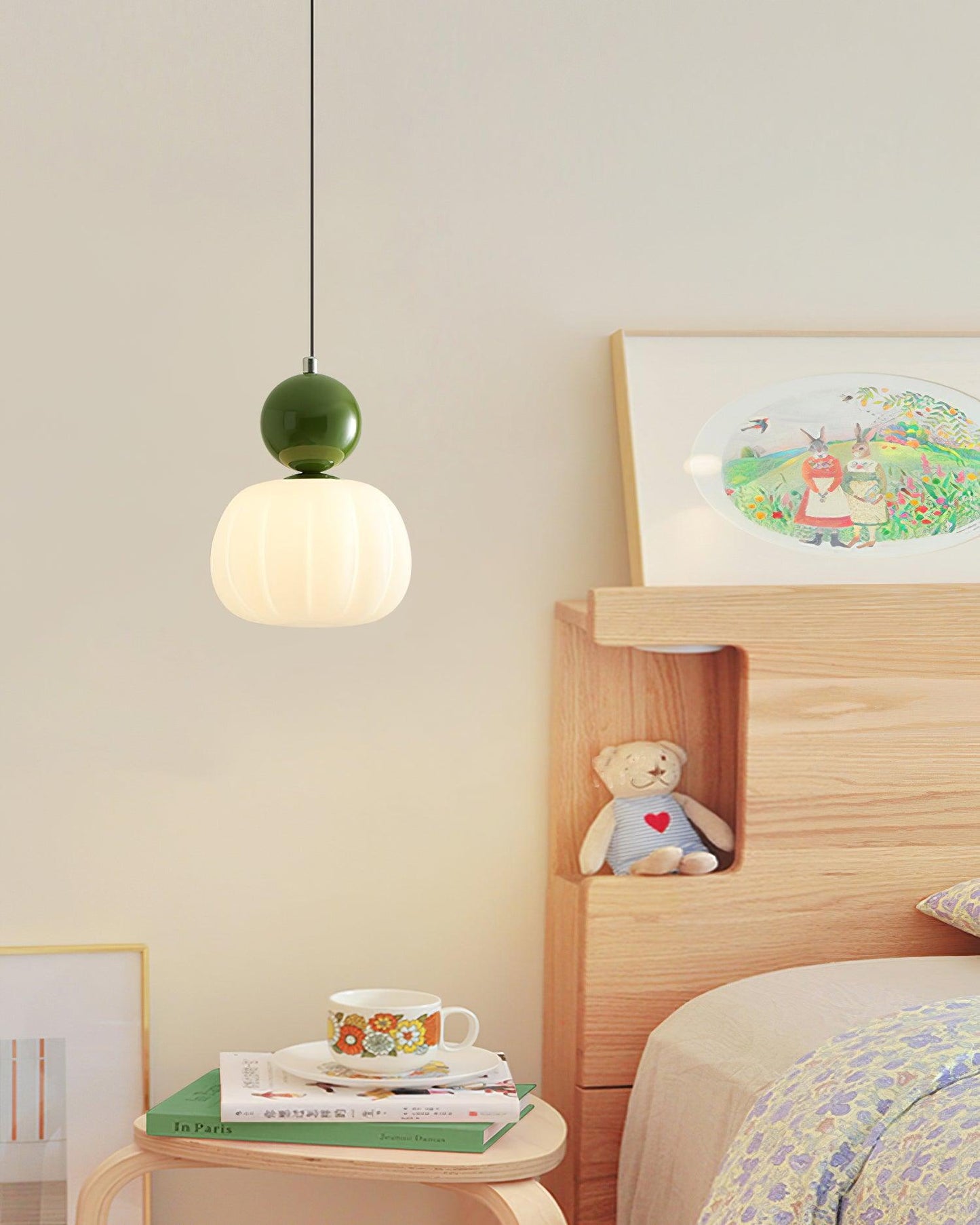 Yedra Pendelleuchte | Organisches rundes Acryl-Design