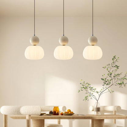 Yedra Pendelleuchte | Organisches rundes Acryl-Design