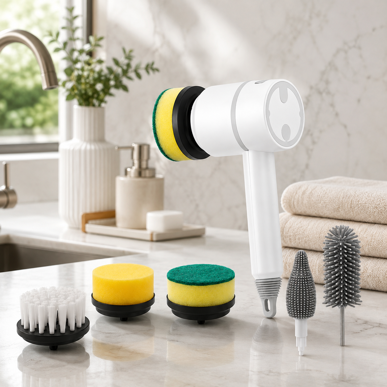 Multi Surface Electric Cleaning Brush Cordless Handheld