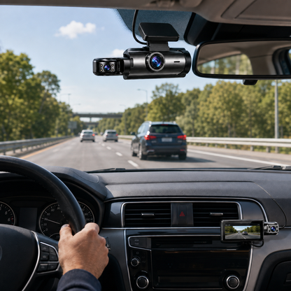 Multi Channel Dash Cam Full HD Loop Recording Dual Lens