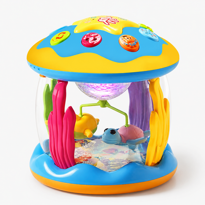 Musical Carousel Infant Toy Baby Interactive Spinning Light