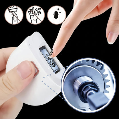 Nail Clipper Electric Rechargeable LED Light Trimmer