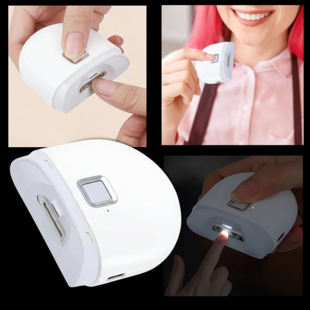 Nail Clipper Electric Rechargeable LED Light Trimmer