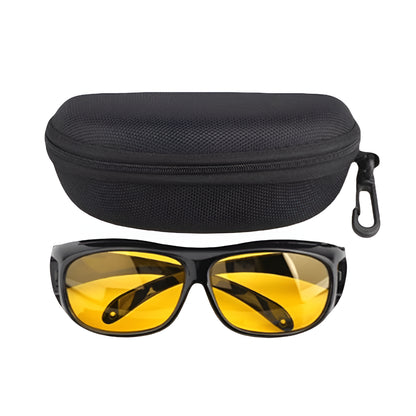 Night Driving Glasses Anti Glare Yellow Lens Protective Eyewear