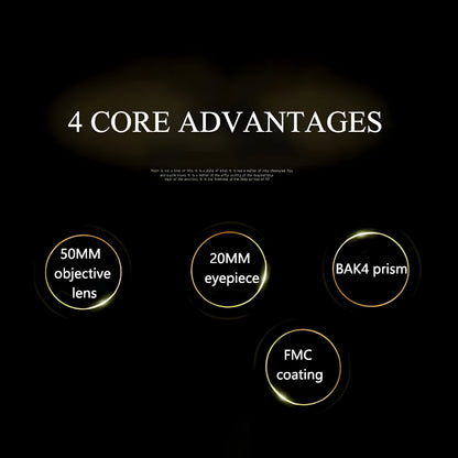 Dispositivo di Visione Notturna Monoculare con Zoom Ottico per Osservazione all'Aperto