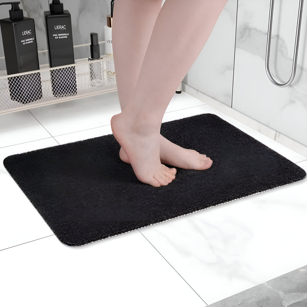 Non-Slip Bath Mat Soft Cushioning Quick-Drying Shower Mat 5