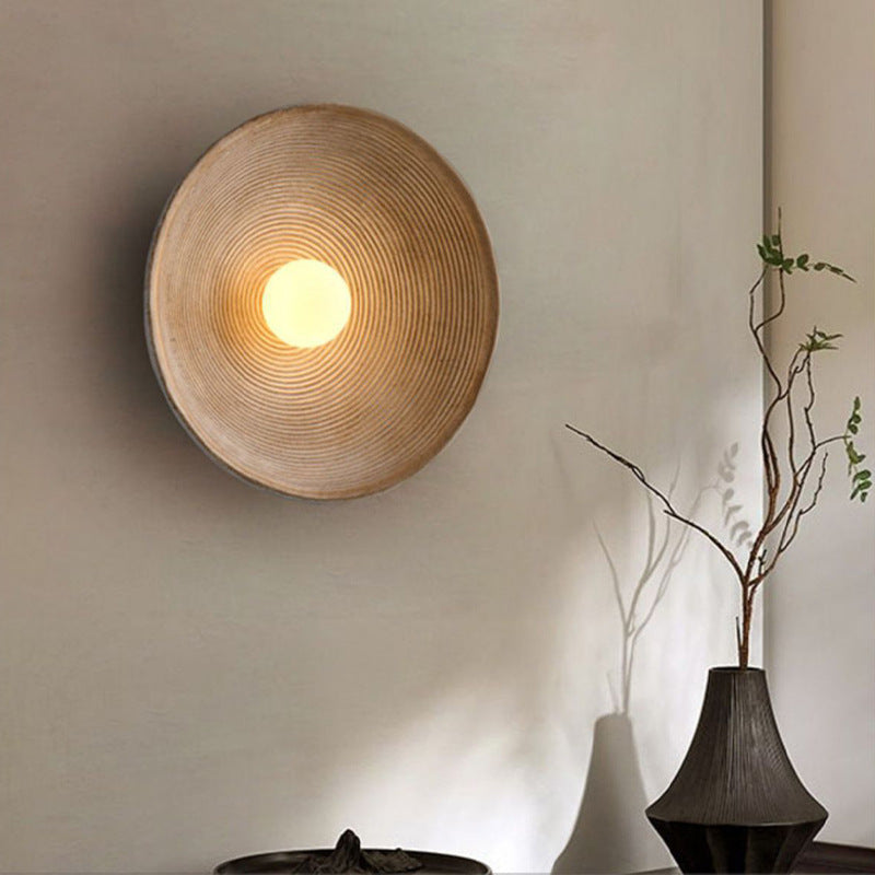 Japanese Wooden Wall Lamp | Minimalist Zen-Inspired Light