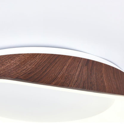 Nordisk kunstnerisk træstruktur loftslampe