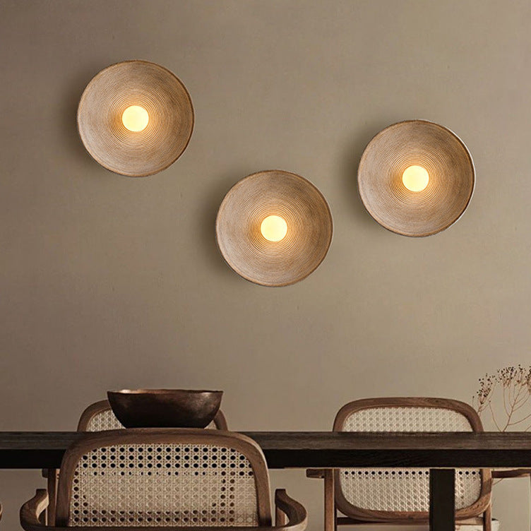 Japanese Wooden Wall Lamp | Minimalist Zen-Inspired Light