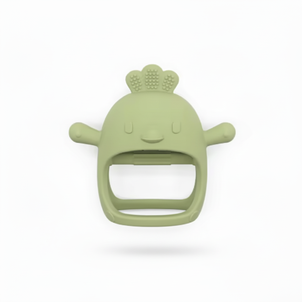 Baby Teething Mitten Silicone Chew Glove Soothing Sore Gums