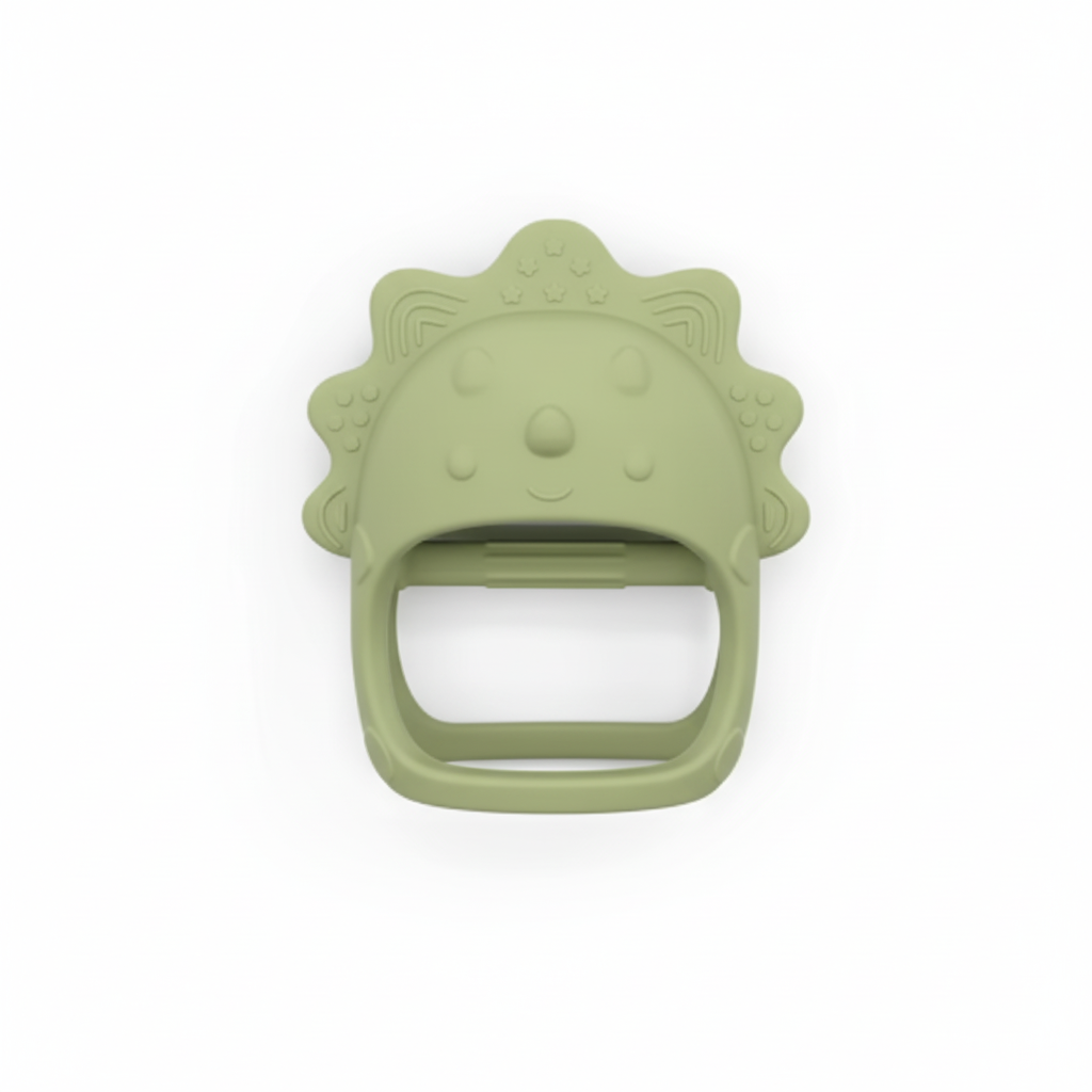 Baby Teething Mitten Silicone Chew Glove Soothing Sore Gums