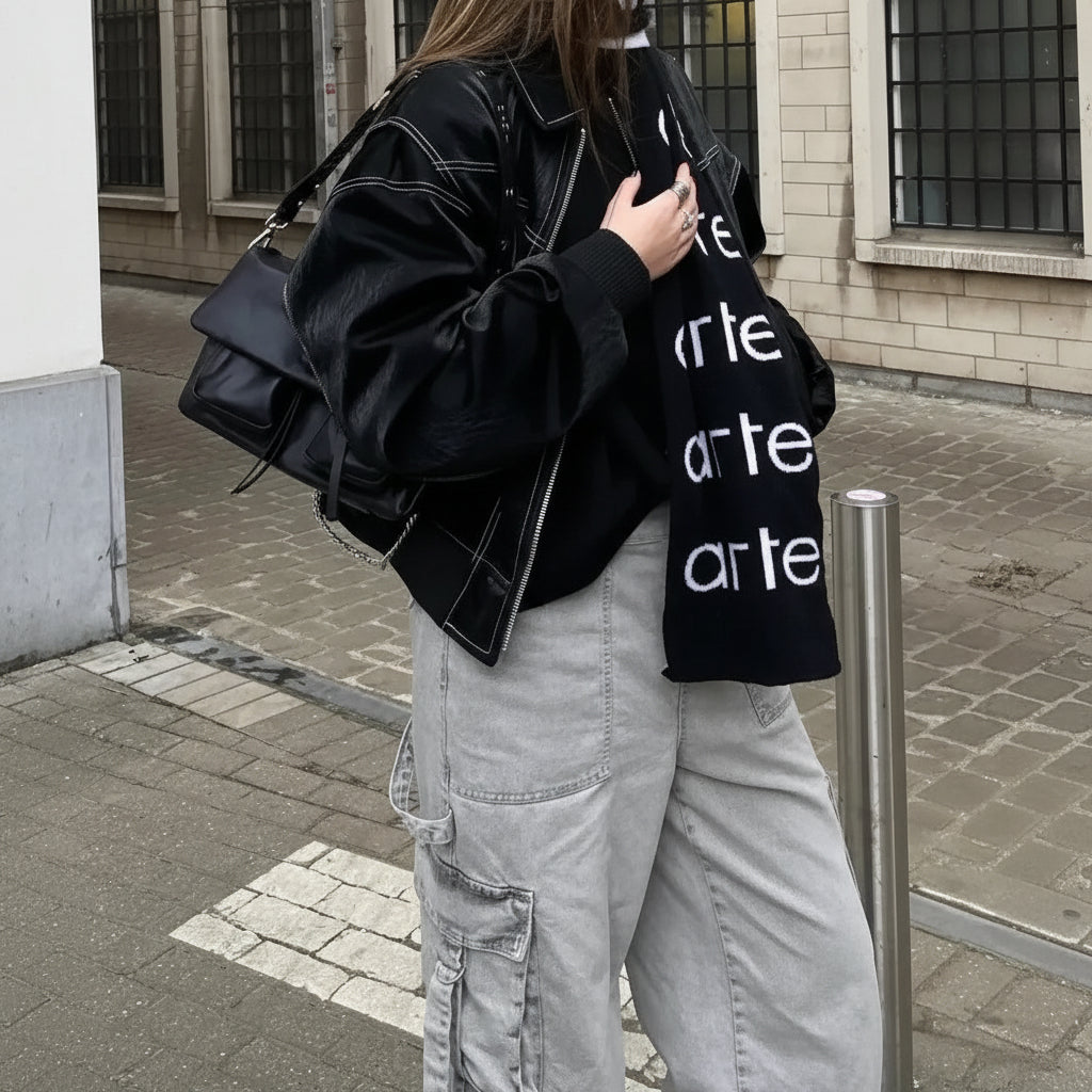 Chaqueta extragrande para mujer ropa exterior informal estilo diario
