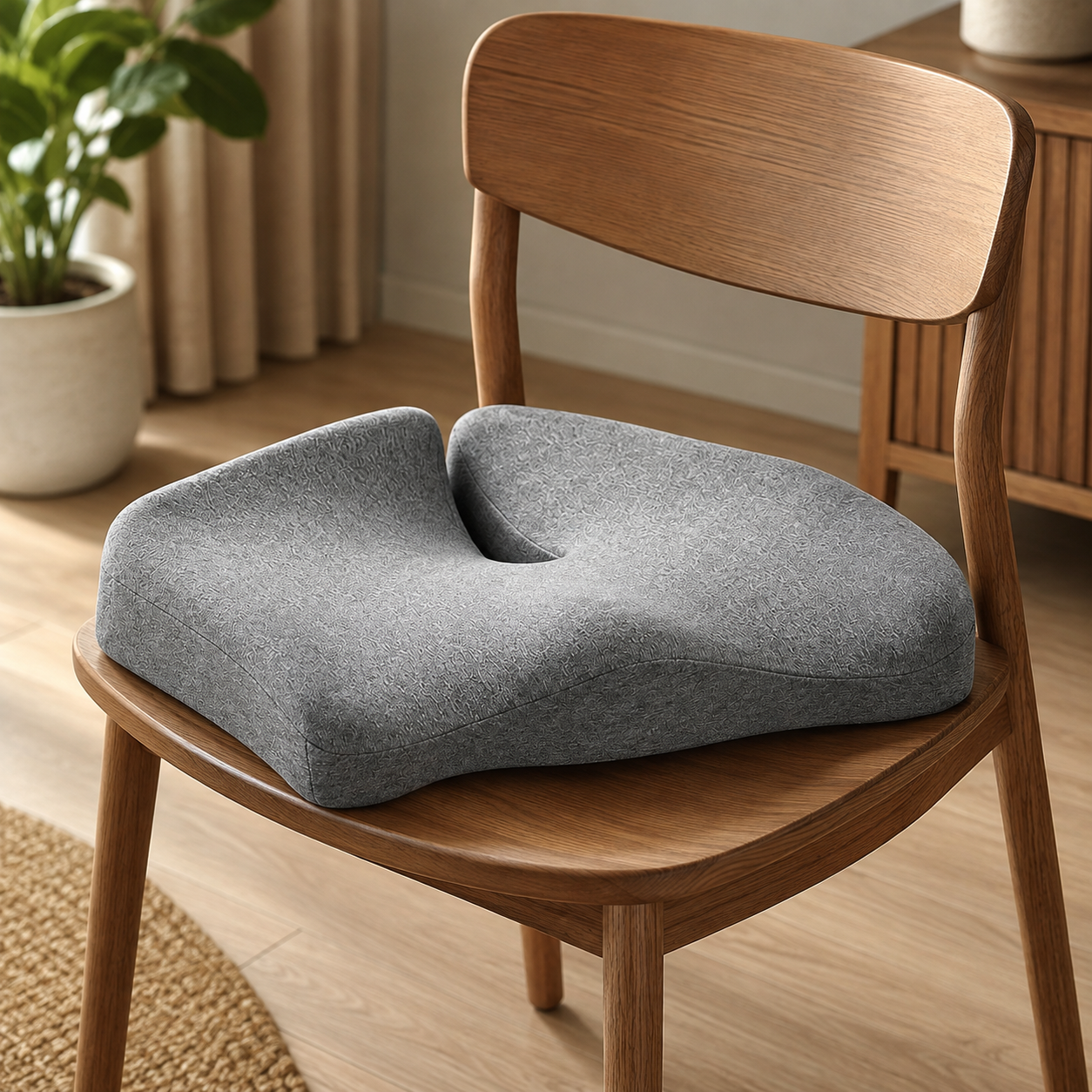Orthopedic Seat Cushion Memory Foam Ergonomic Design
