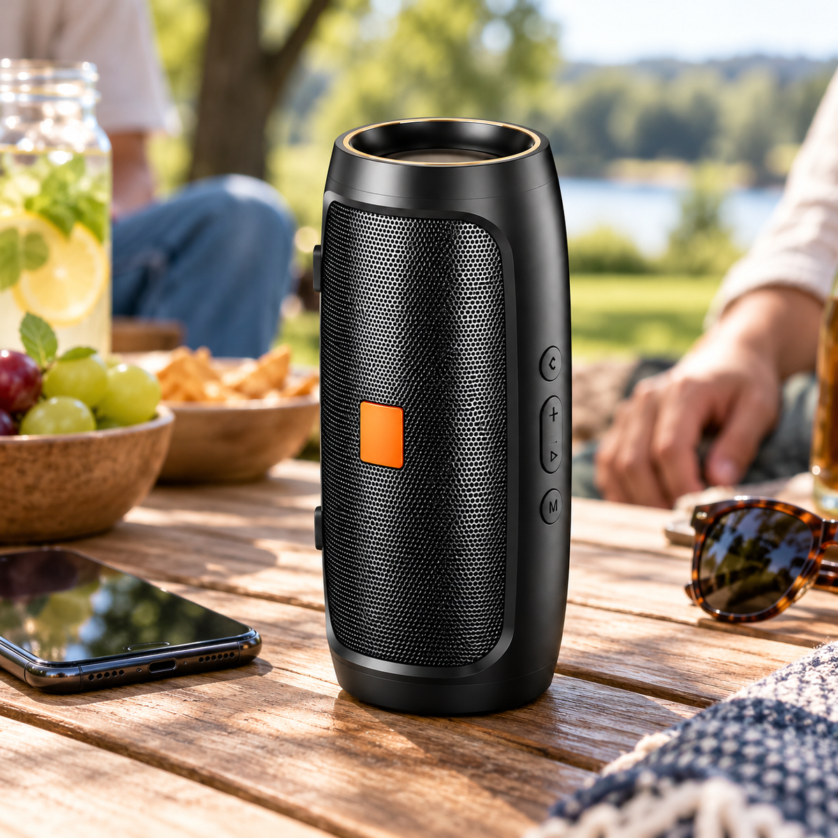 Altoparlante Bluetooth da esterno, antiurto, portatile e compatto