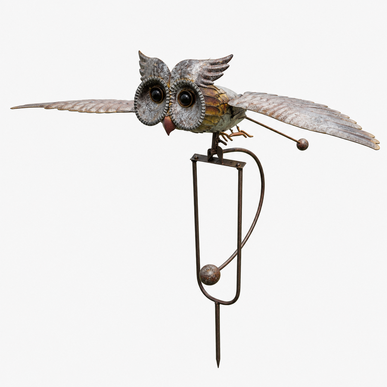 Outdoor Garden Bird Decoration Flapping Wings Design