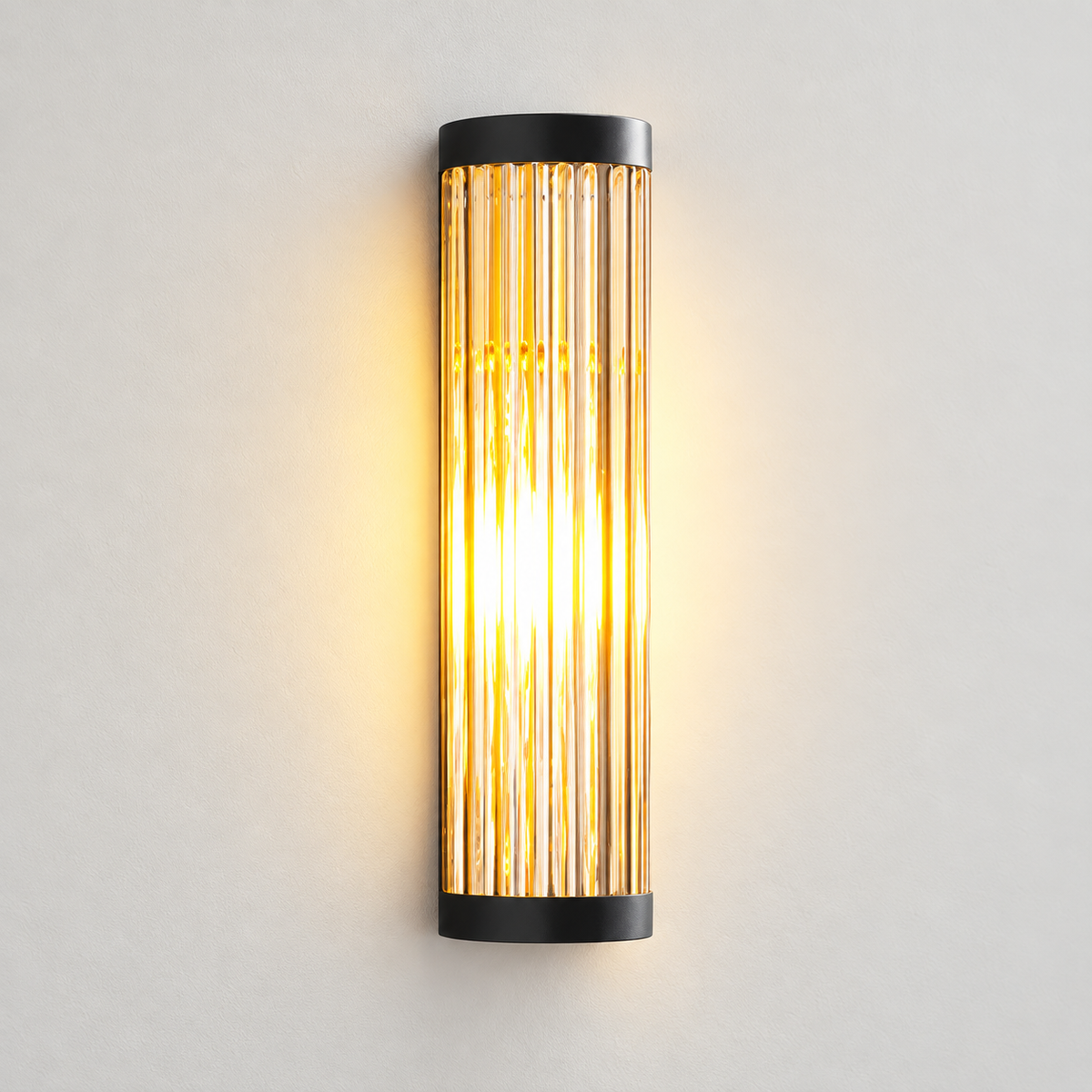 Lámpara de pared para exterior de metal, resistente a la intemperie, de diseño moderno