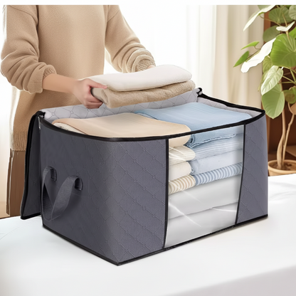 Sacos de Armazenamento Organizador de Tecido Dobrável Grandes Recipientes para Roupa