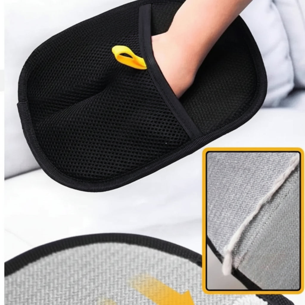 כפפת הסרת שערות חיות מחמד לניקוי רהיטים, בגדים ושטיחים