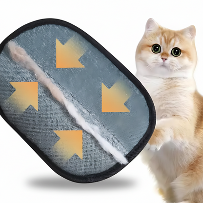 כפפת הסרת שערות חיות מחמד לניקוי רהיטים, בגדים ושטיחים