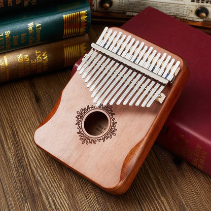 Kalimba Pulgar Piano Madera Caoba Instrumento 17 Teclas