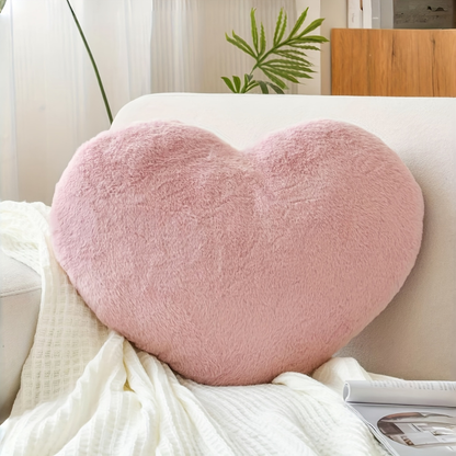 Almofada Decorativa em Forma de Coração Almofada de Sofá Peluche