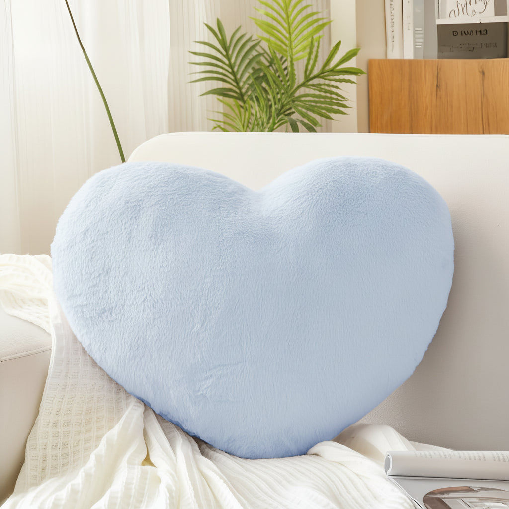 Almofada Decorativa em Forma de Coração Almofada de Sofá Peluche