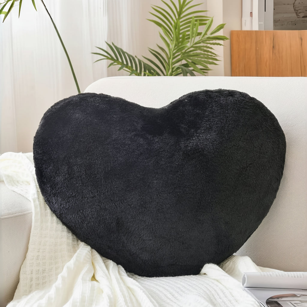 Almofada Decorativa em Forma de Coração Almofada de Sofá Peluche