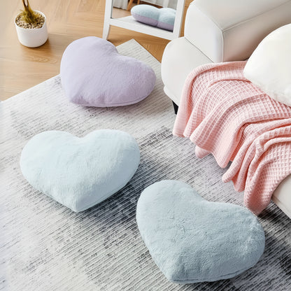 Almofada Decorativa em Forma de Coração Almofada de Sofá Peluche