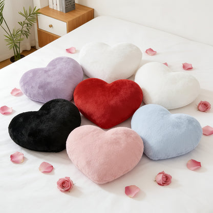 Almofada Decorativa em Forma de Coração Almofada de Sofá Peluche