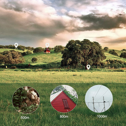 Monocular Telescope Compact Brass Leather Handheld Zoom Scope