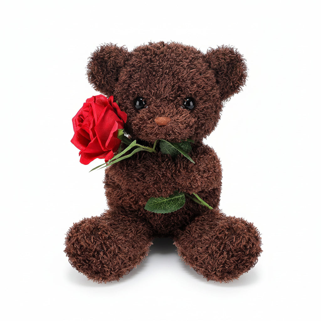 Ursulet Plus Trandafir Cadou Romantic