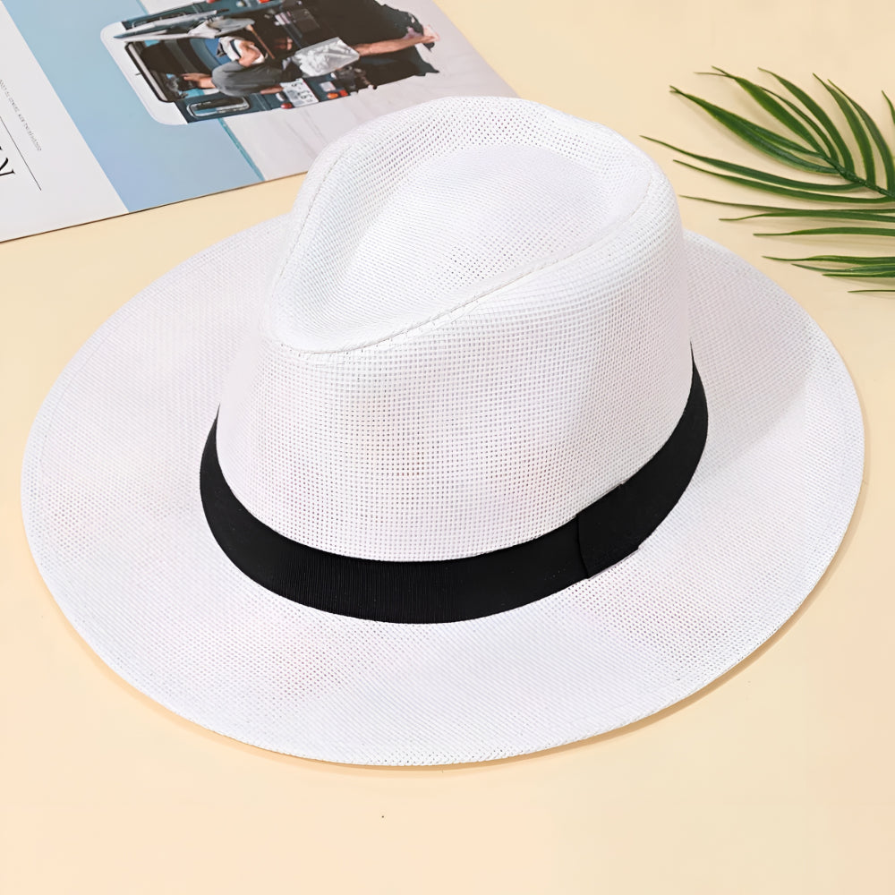 Panama Hat Wide Brim Summer Fedora