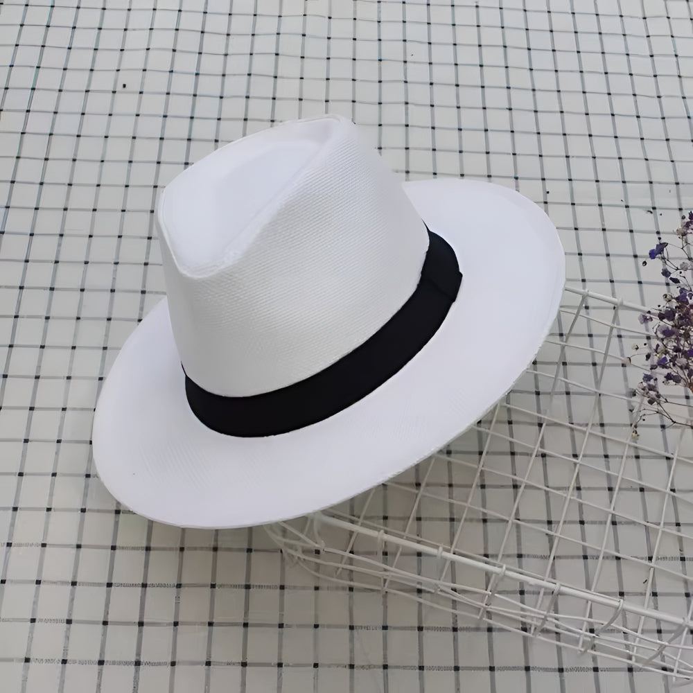 Panama Hat Wide Brim Summer Fedora