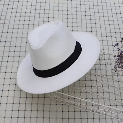 Panama Hat Wide Brim Summer Fedora