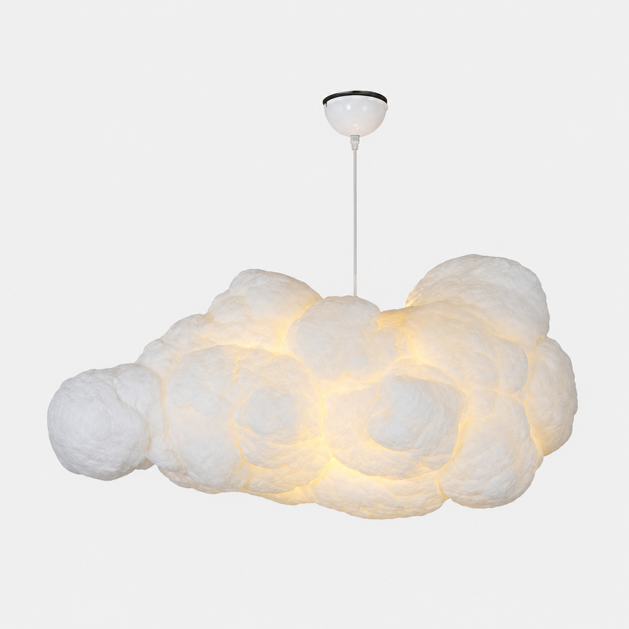 Candeeiro de Teto Suspenso Moderno Nuvem Branca Lustre