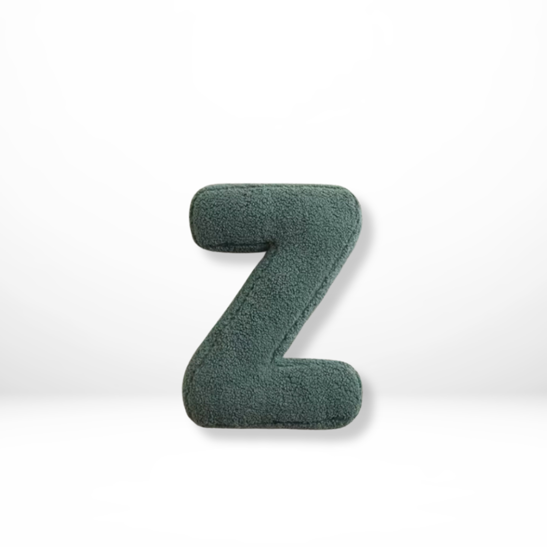 Personalized Velvet Alphabet Throw Pillow Decorative Cushion 13