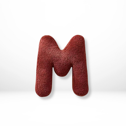 Personalized Velvet Alphabet Throw Pillow Decorative Cushion 20
