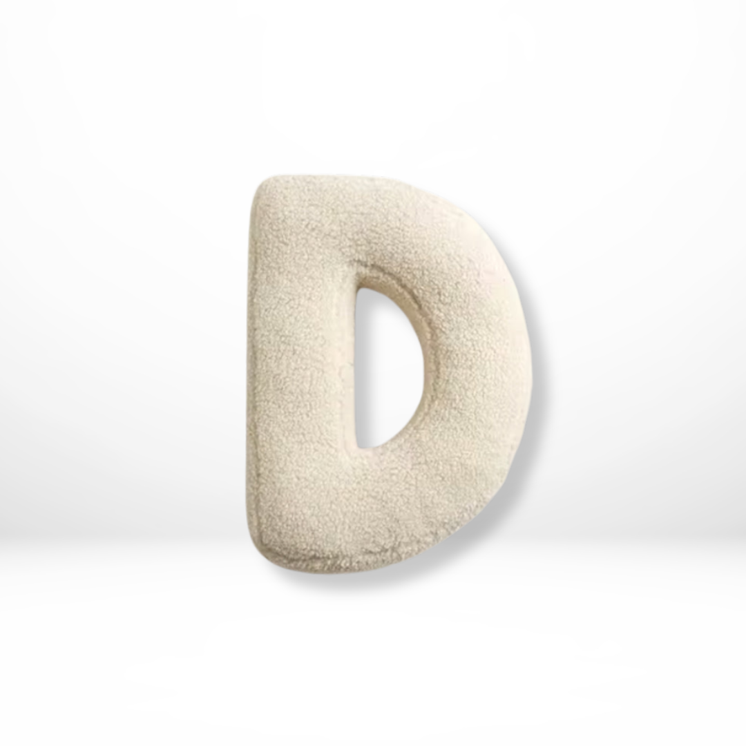 Personalized Velvet Alphabet Throw Pillow Decorative Cushion 7