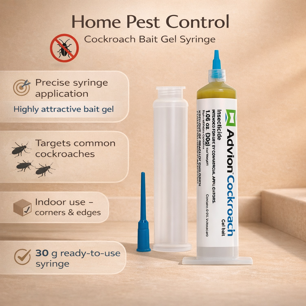 Indoor Cockroach Control Gel Syringe Pest Management